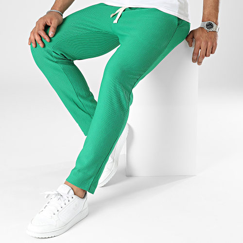 Pantalon Jogging Texturé Vert