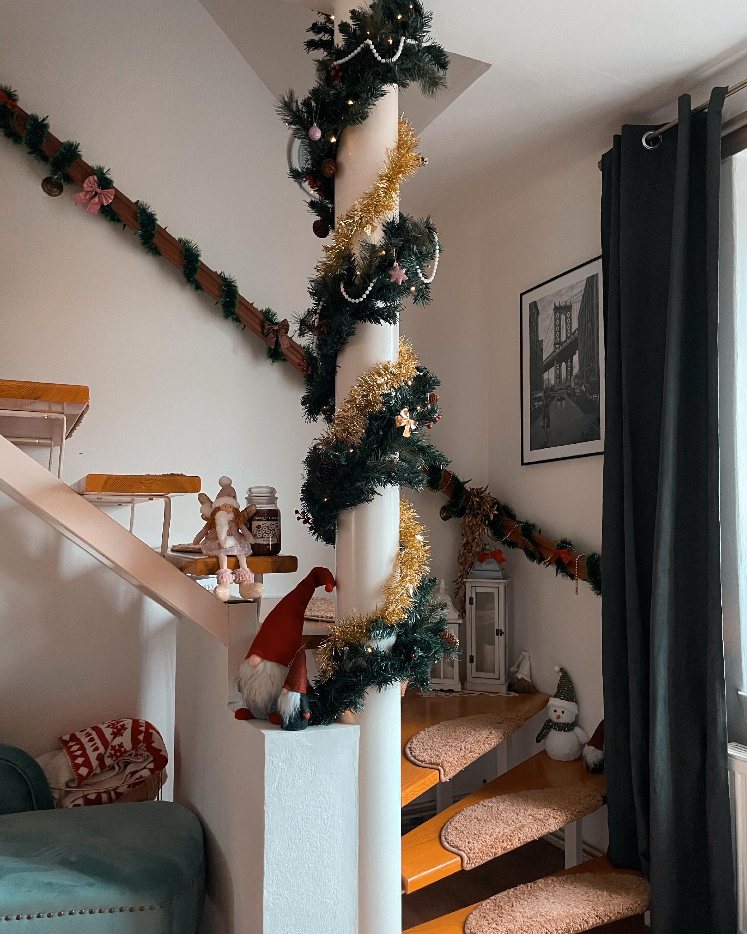 Kerstguirlande LED TENALA 180 cm Groen