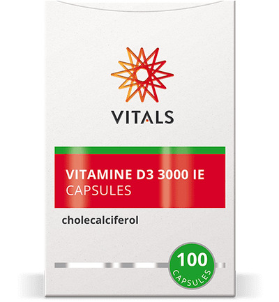 Vitals Vitamine D3 3000IE (100 capsules)