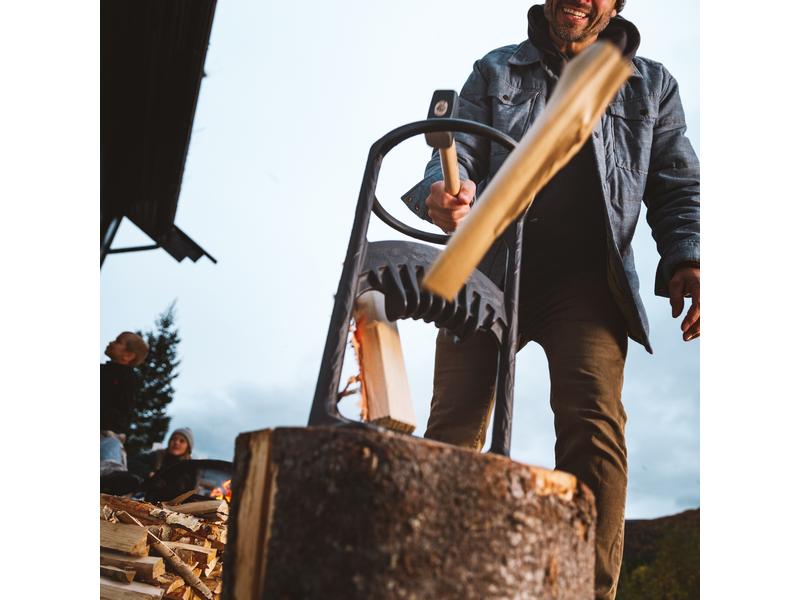 Kindling Cracker Holzspalter King Ø 22.5 x 43.5 cm Der sicherste Holzhacker der Welt