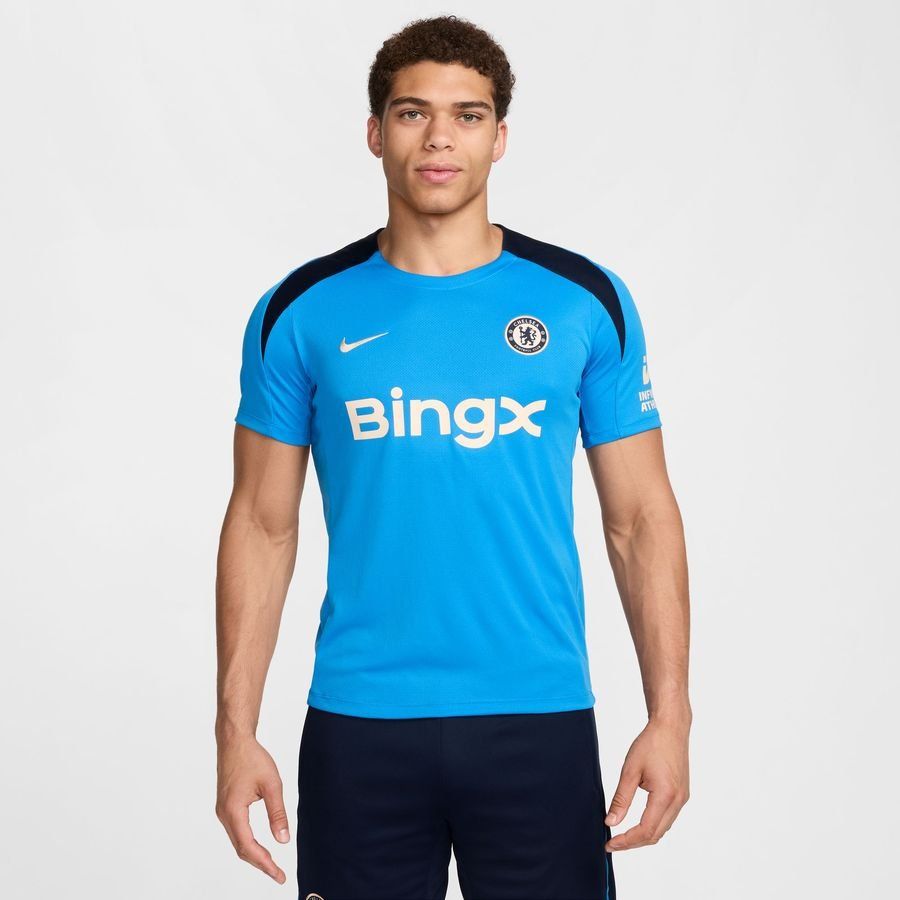 Chelsea T-shirt d'Entraînement Dri-FIT Strike - Bleu/Orange