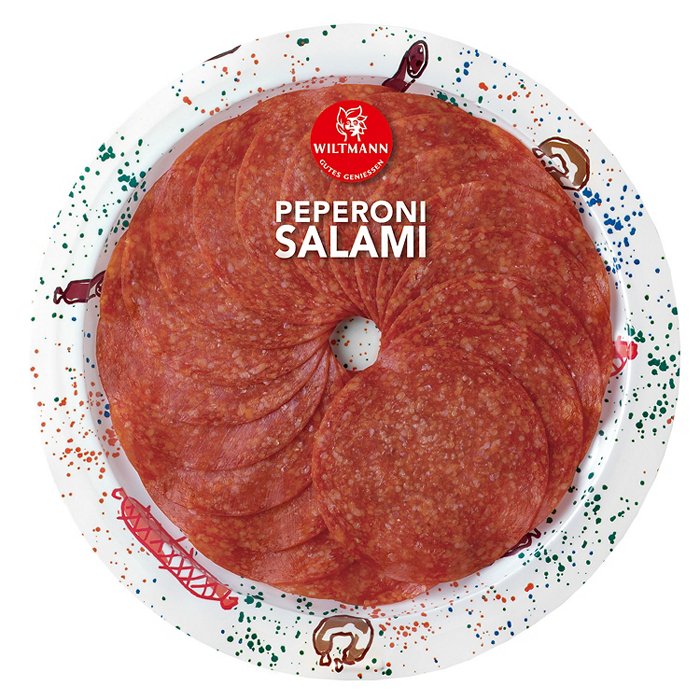WILTMANN Genießer-Teller, Peperoni 80 g