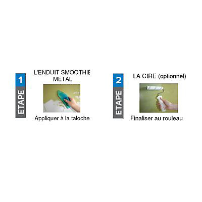 Peinture à effet smoothie Métal Muscade Tollens 2kg
