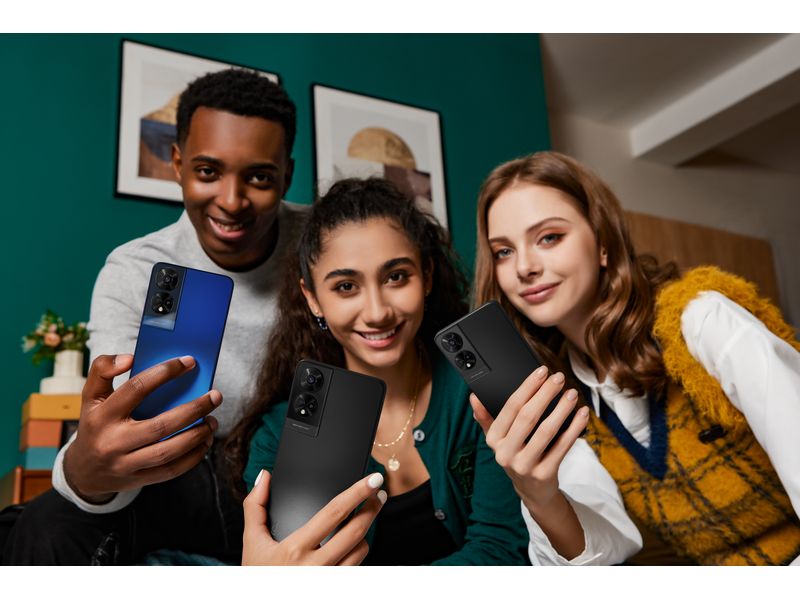 TCL 50 5G 128 GB Space Grey 6.56“ Android Smartphone mit 50 Mpx HDR-Doppelkamera
