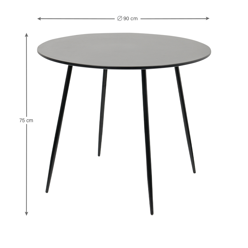 Table à manger ronde 'Friendly'