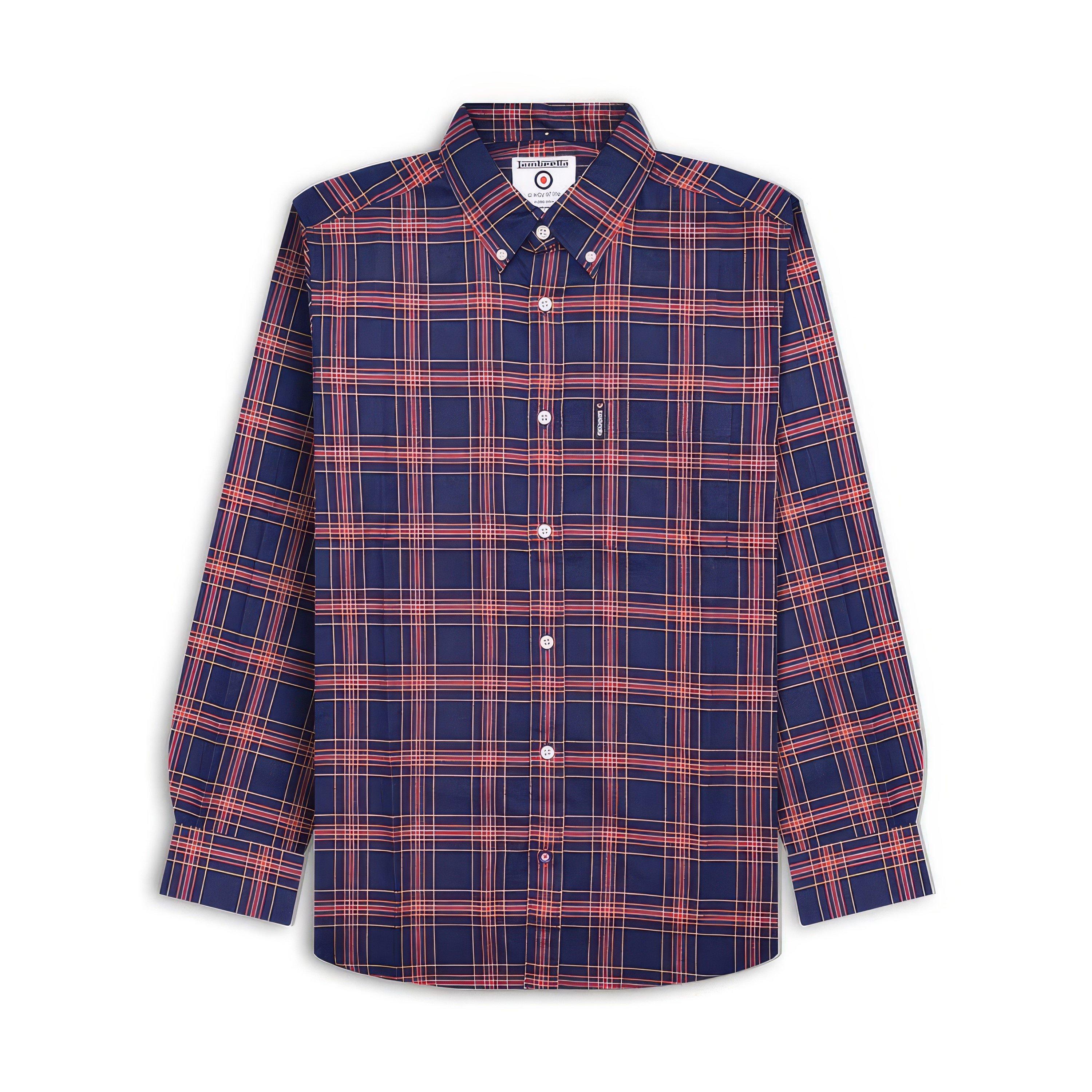 Lambretta Long Sleeve Check Shirt