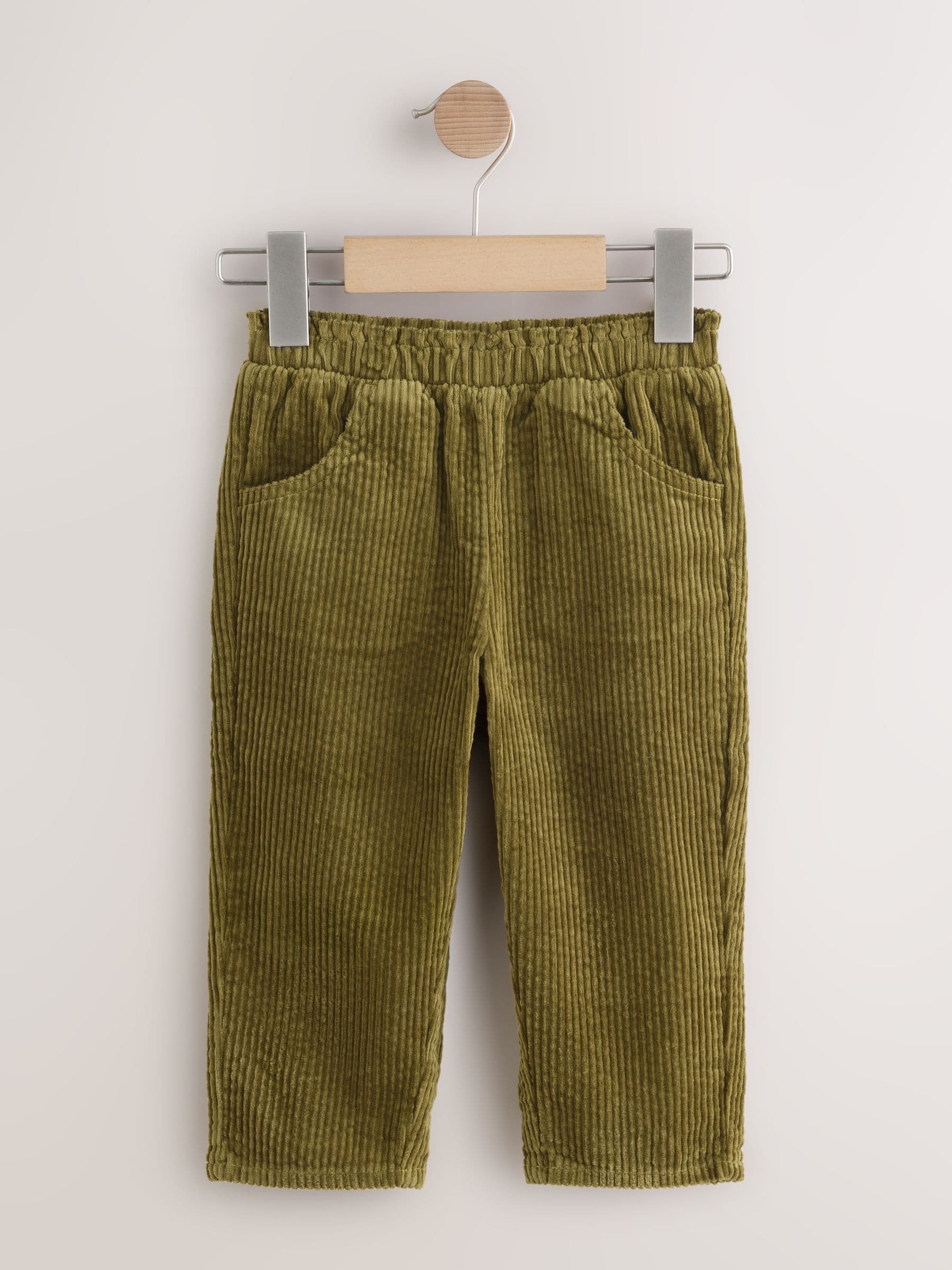 Olijfgroen - Corduroy broek (3mnd-7jr)
