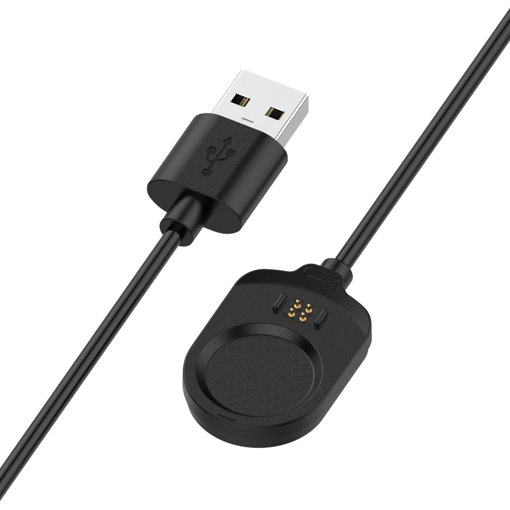 (1m) USB A auf Garmin Rundes Magnetisches Ladekabel - Schwarz