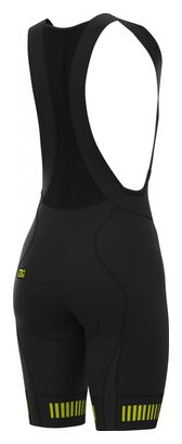 Cuissard Court Femme Alé Strada Noir / Jaune Fluo