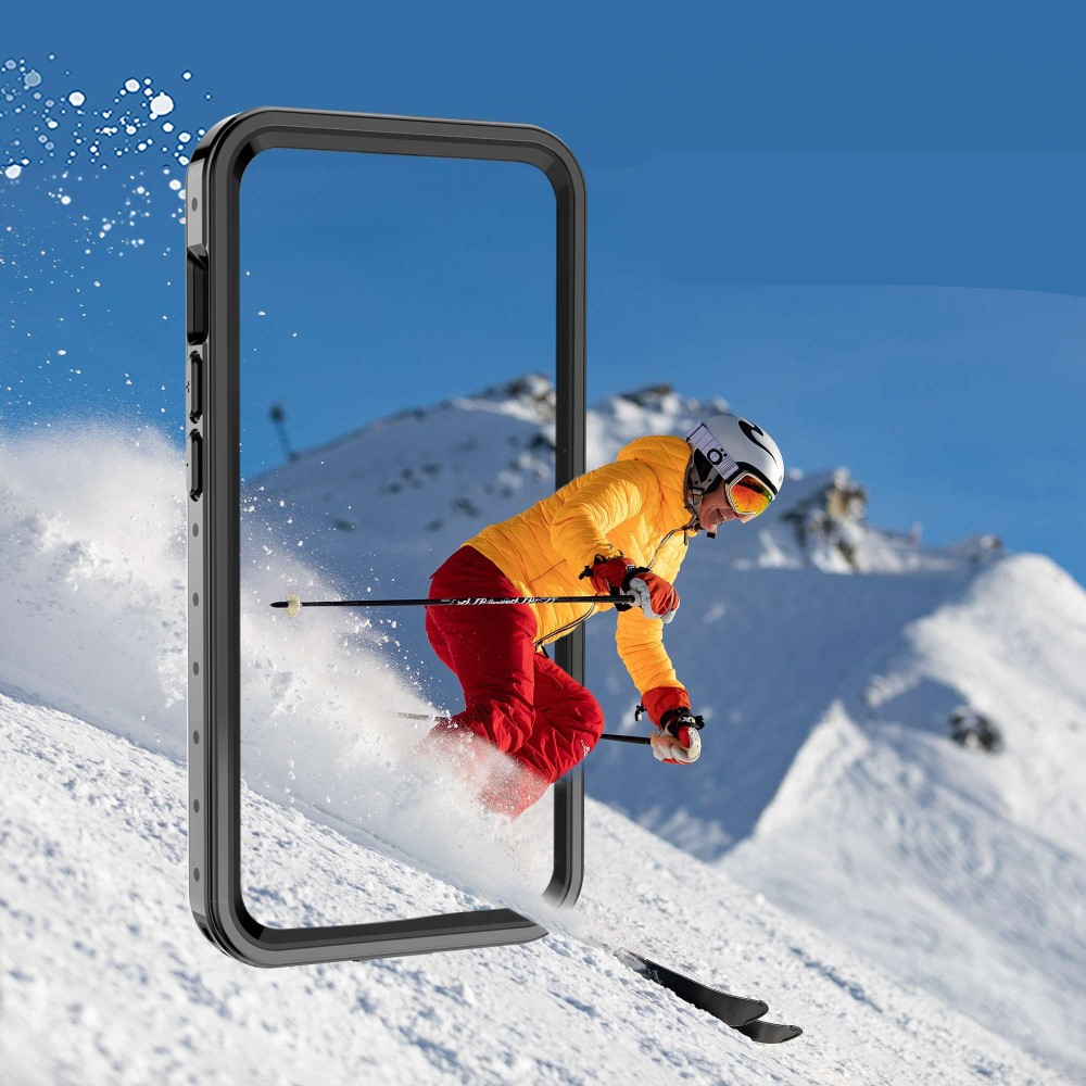iPhone 14 Pro Max Wasserfeste Outdoor Schutz Hülle (IP68) - Schwarz