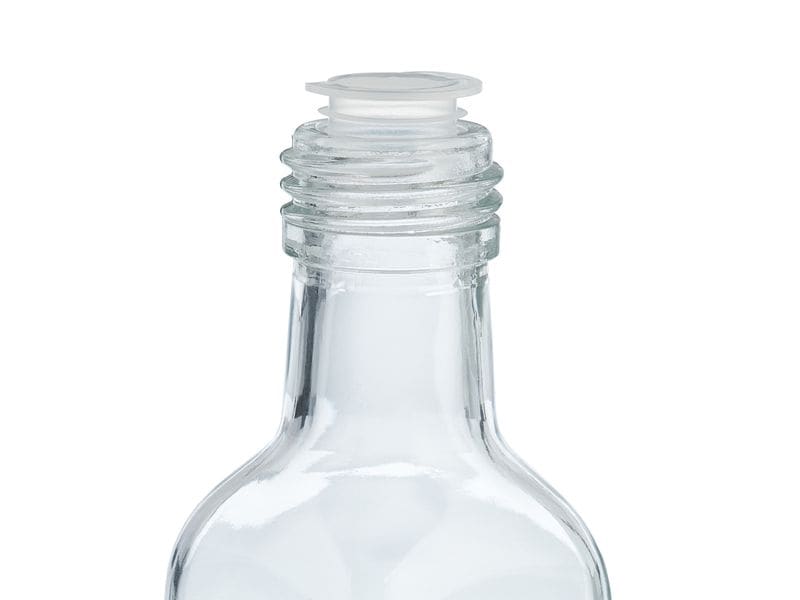 relaxdays Einmachflasche 100 ml, 20 Stück Glasfläschchen zum Befüllen