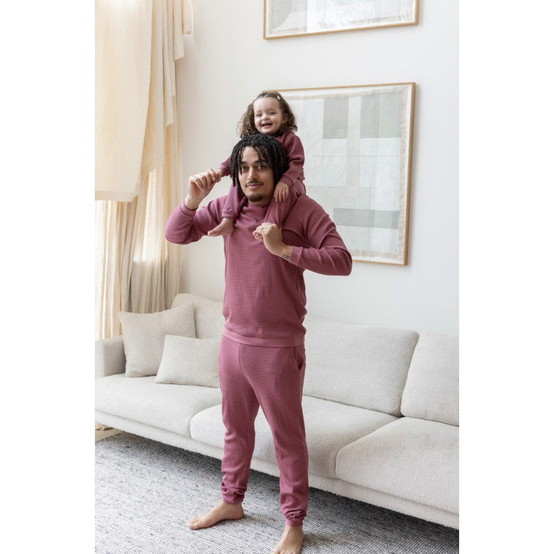 Feetje pyjama volwassenen wafel Family Edition Berry