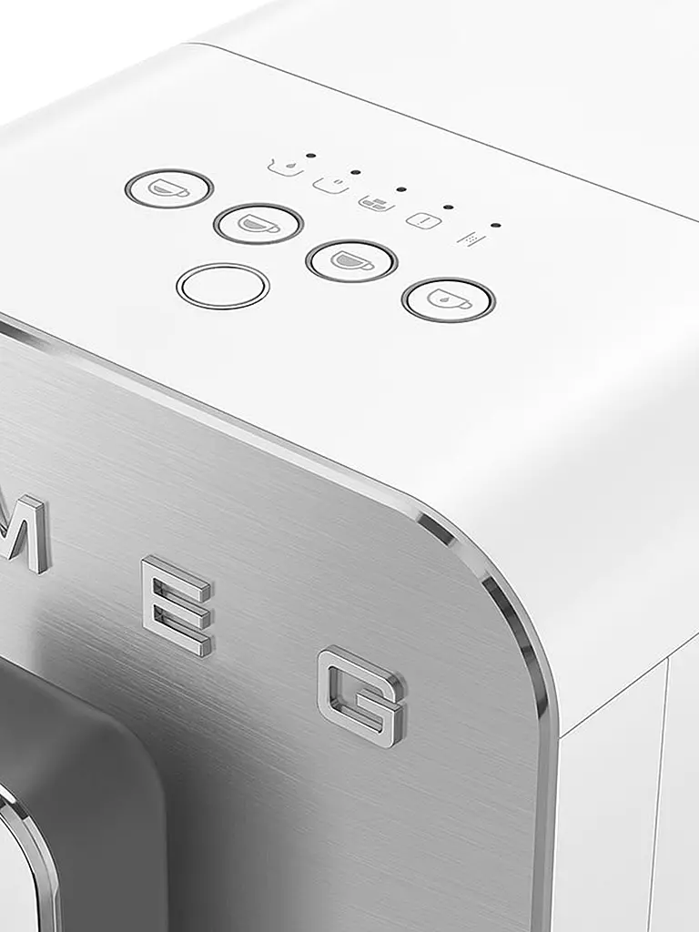 SMEG Kaffeevollautomat COLLEZION BCC11WHMEU Weiss/Matt  weiss