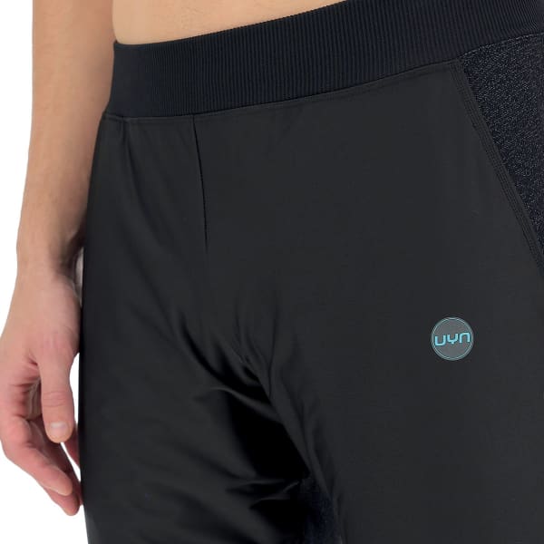 Collant running UYN MAN RUNNING EXCELERATION WIND PANTS LONG BLACK/CLOUD