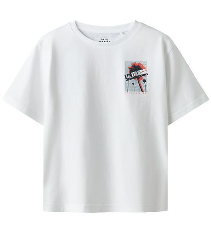 Name It T-Shirt - NkmVelix - Bright White/Grenzenlos