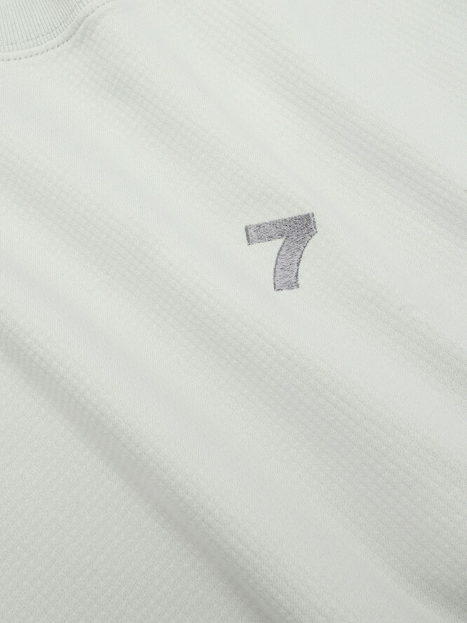 7 Days Active Organic Waffle Tee 820 northern droplet