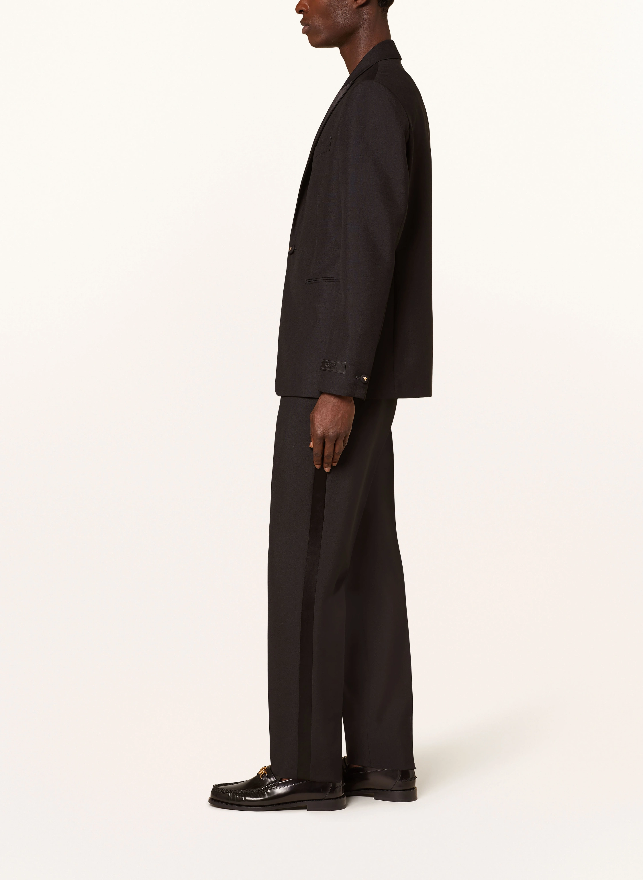 VERSACE Smoking-Hose Regular Fit mit Galonstreifen