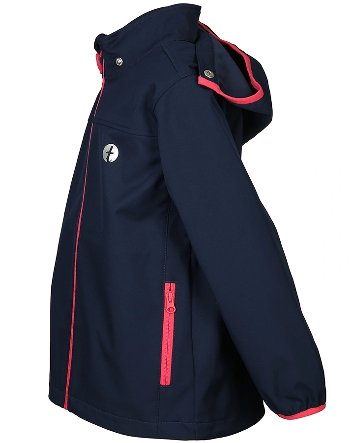 Softshelljacke KONTRAST in navy/pink (Größe: 104)