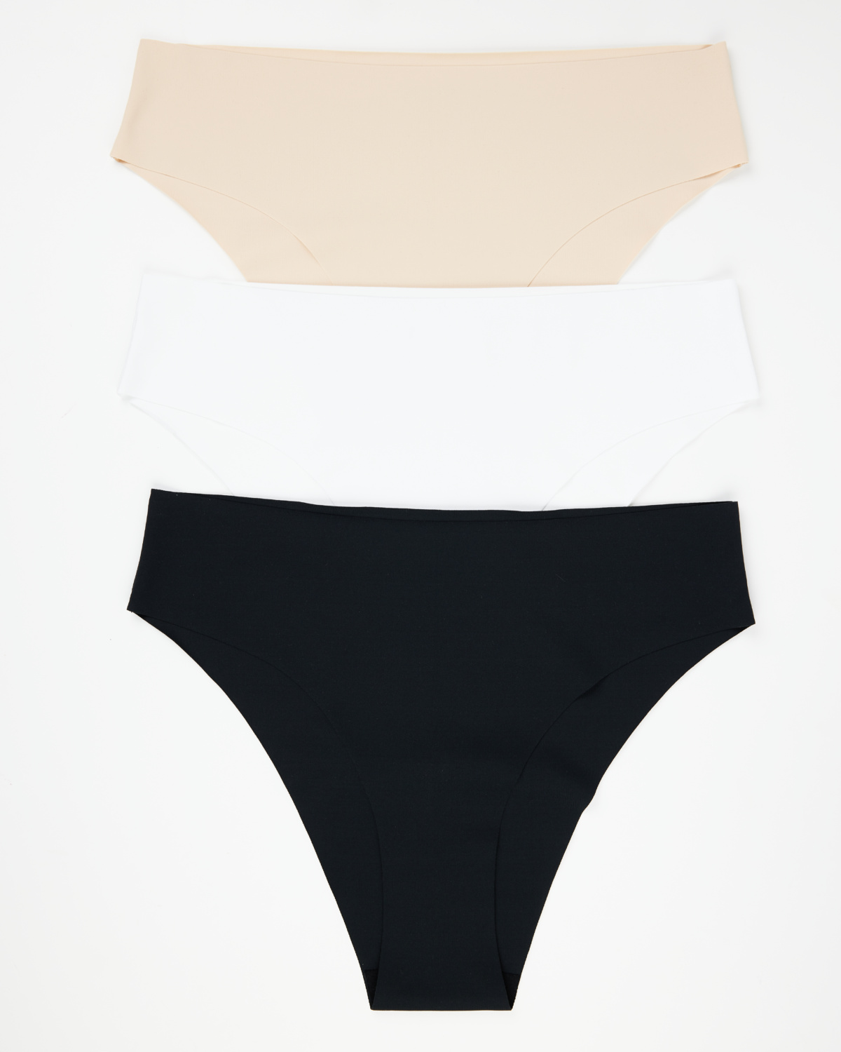 LEVITY 3-pack Invisible Brief Black\White\Sand