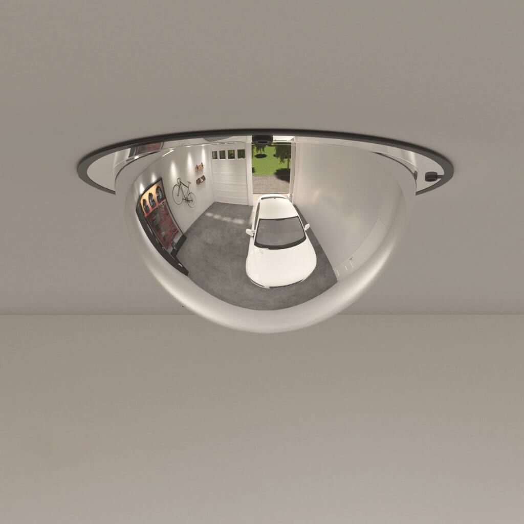 vidaXL Bolvormige verkeersspiegel, 1/2 bol, Ø30 cm, acryl