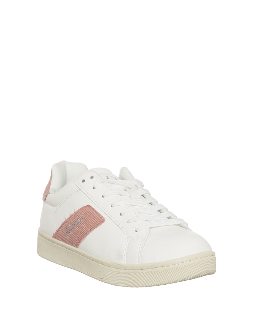 White and Pink Women's Sneakers