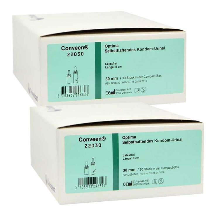 Conveen Optima Kondom Urinal 8 cm 30 mm, 2x30 St