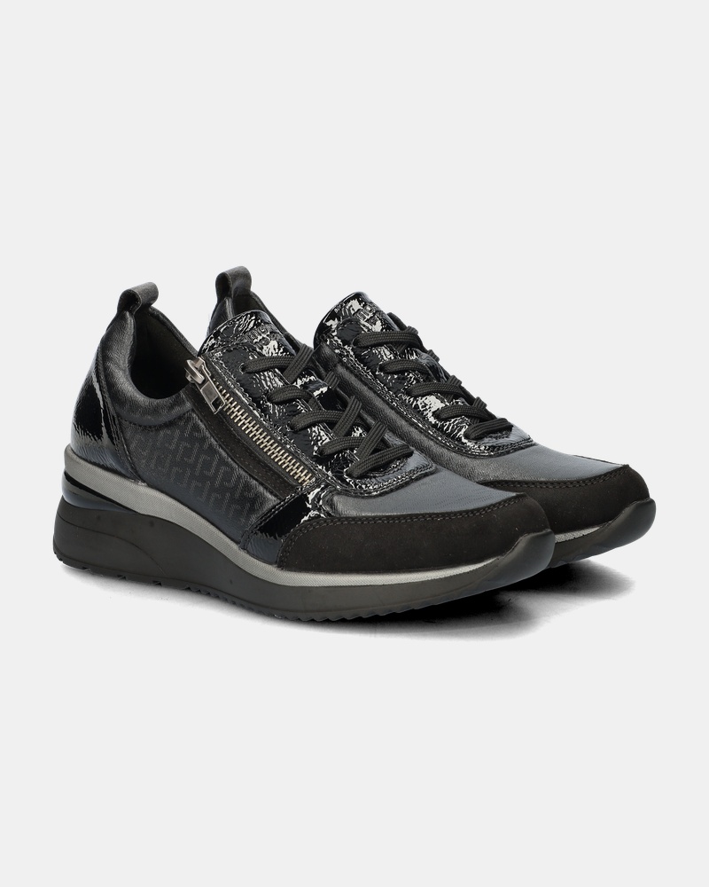 Remonte Lage sneakers  - zwart