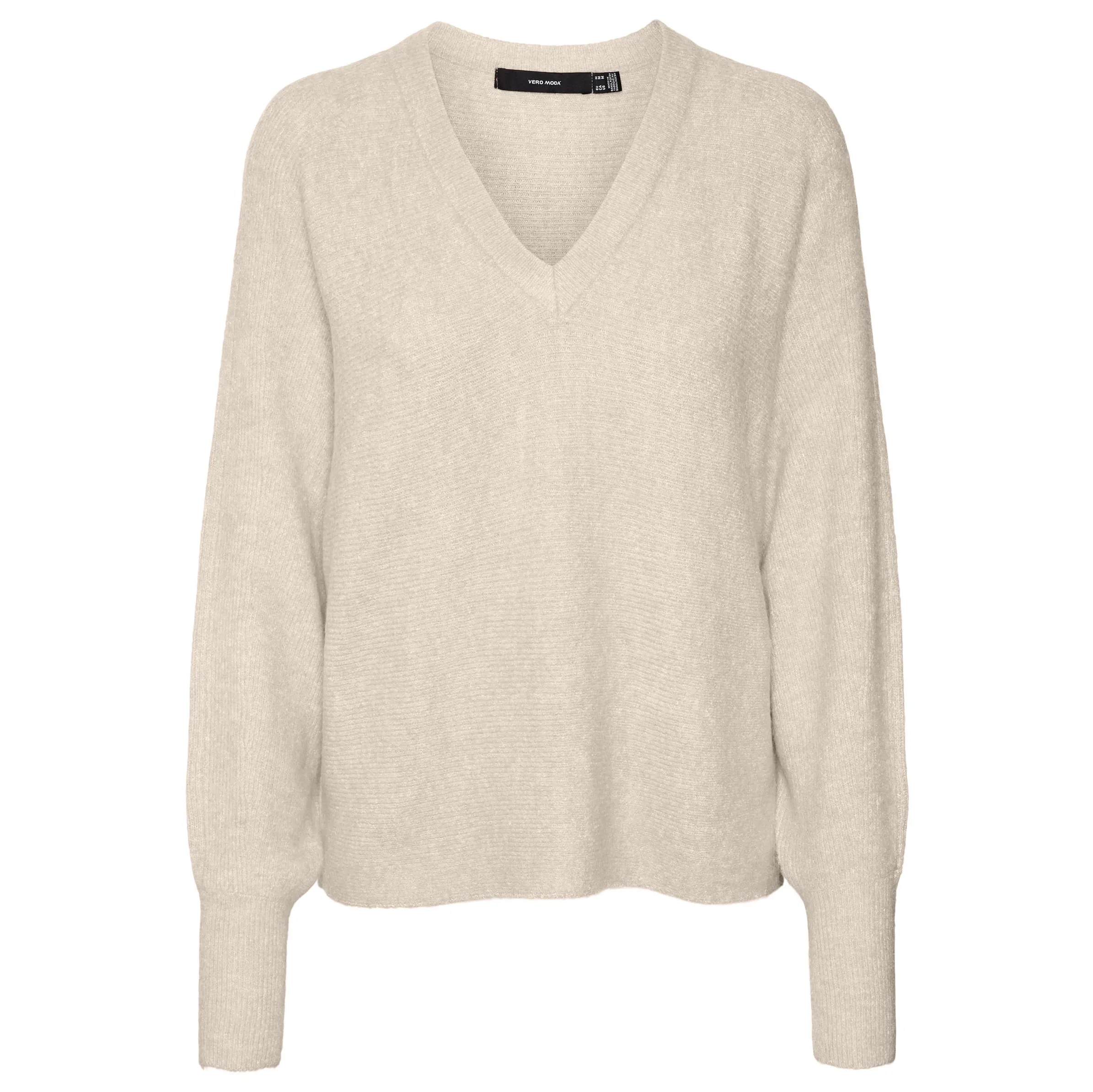 Vero Moda VMEMERALD LEFILE LS V Strickpullover