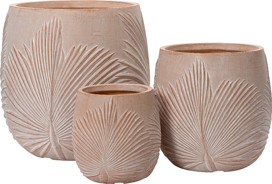 Decoris bloempot Axel terracotta D 32 H 32 cm