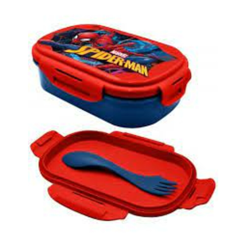 Marvel Broodtrommel Spiderman Rood Blauw