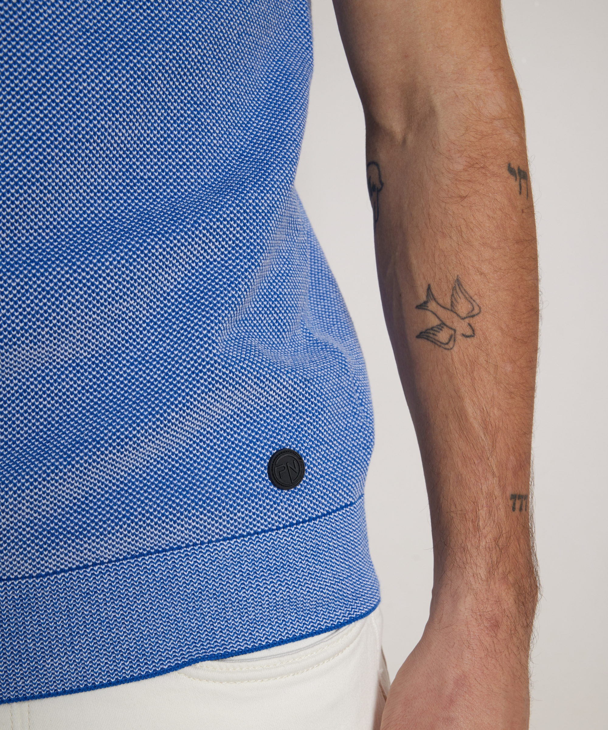 gebreide polo oxford