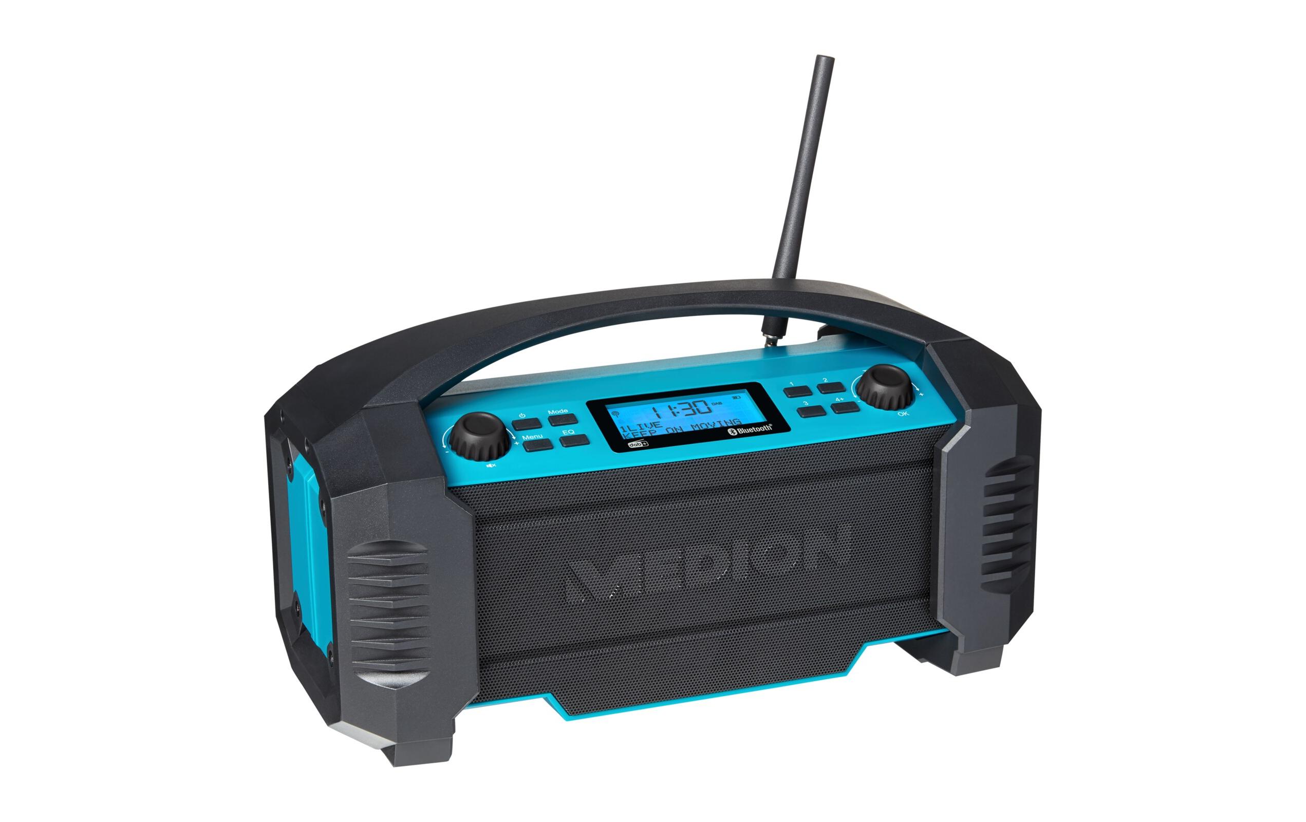 Baustellenradio LIFE E66050 BlauDAB+ Baustellenradio mit Bluetooth