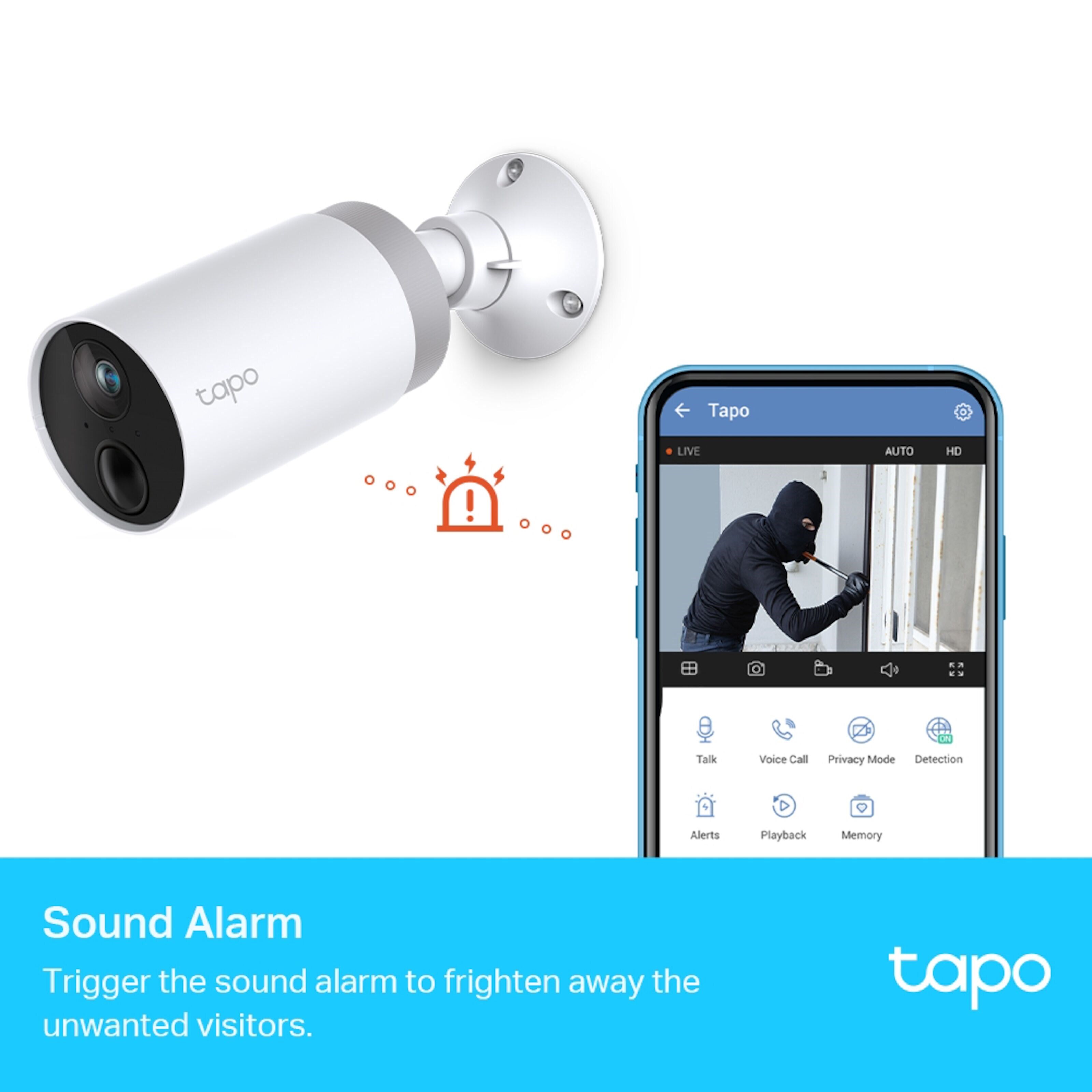 TP-link Tapo C400S2 Overvåkingskamera 2-pk.