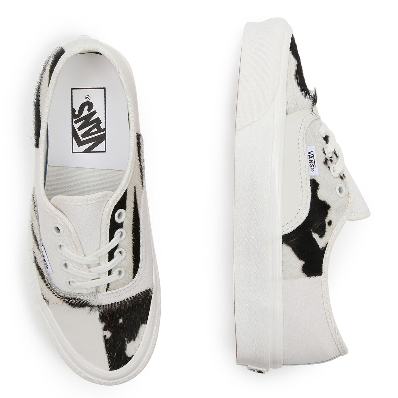 Vans Sneakers en Cuir Authentic 44 DX PW écru/noir