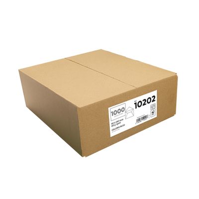 La Couronne - 1000 Enveloppes élections - 90 x 140 mm - 80 gr - sans fenêtre - bleu - sans gommage
