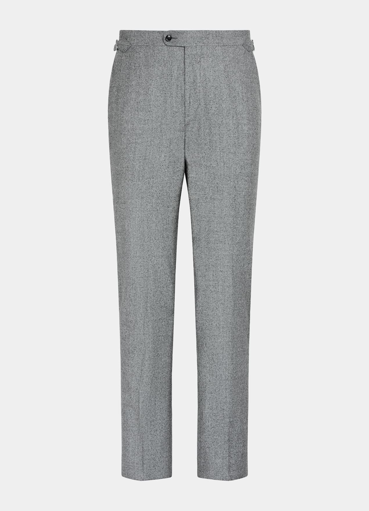 Costume trois pièces Havana coupe Tailored gris moyen pied-de-poule