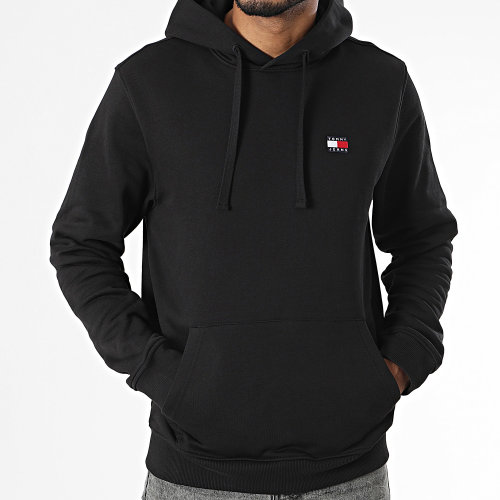 Sweat Capuche Badge 7988 Noir