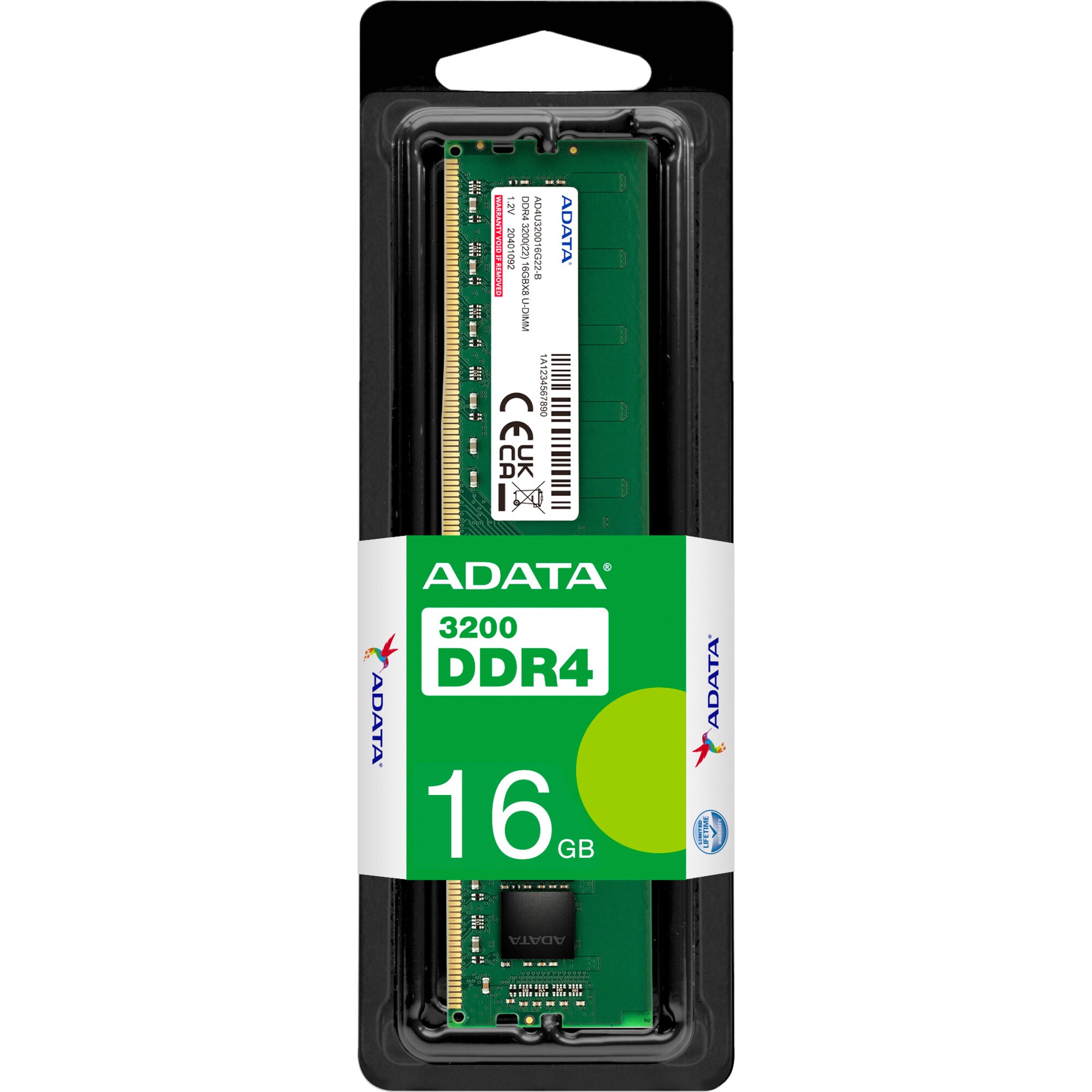 ADATA Arbeitsspeicher DIMM 16 GB DDR4-3200 (1x 16 GB)