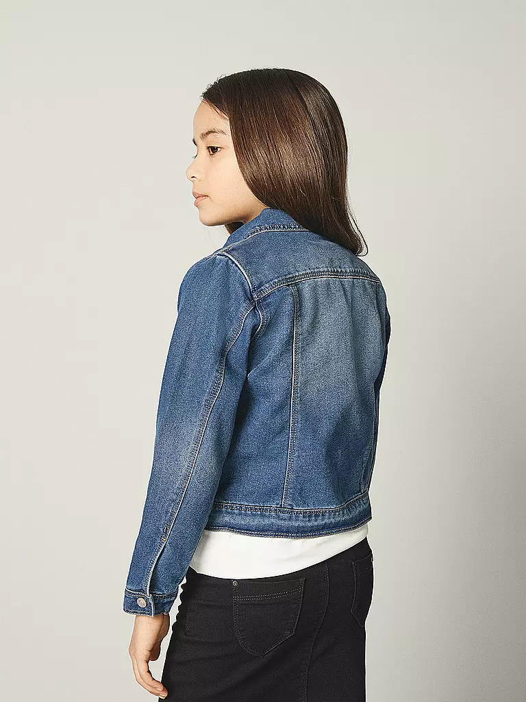 NAME IT Mädchen Jeansjacke  NKFSTAR blau