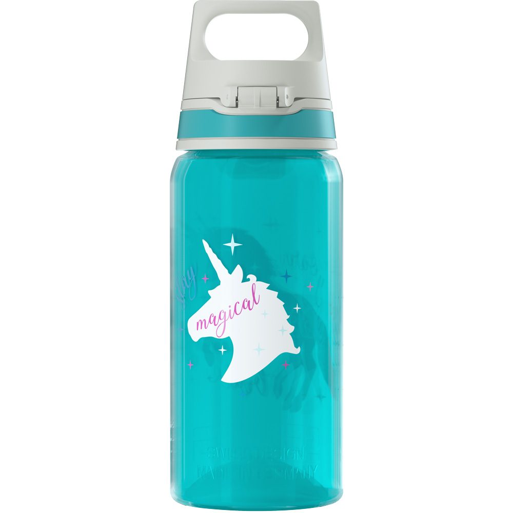 Sigg VIVA ONE 0.5L Trinkflasche Kinder Unicorn türkis