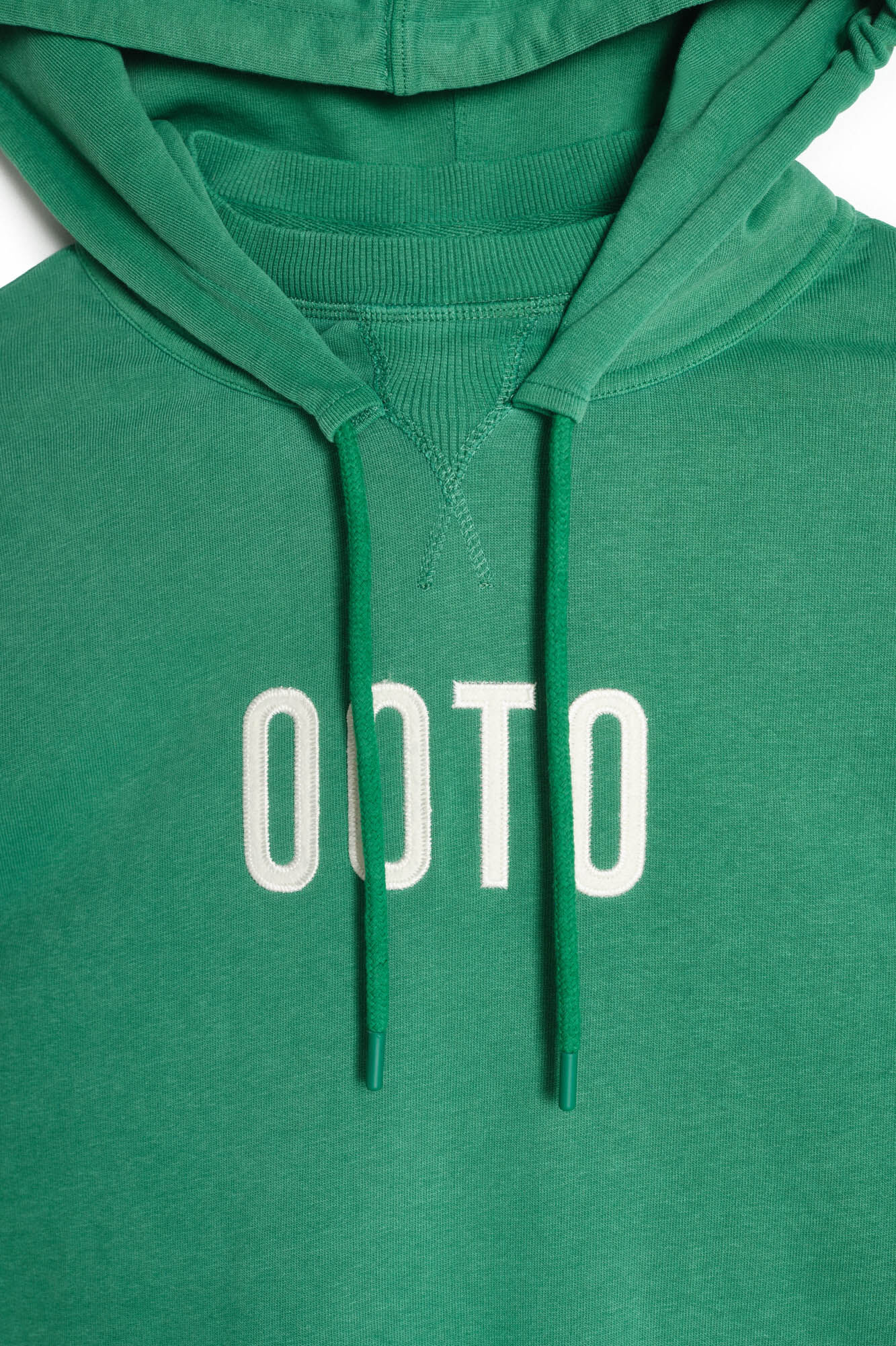 Moletom com capuz e logo OOTO grande - Verde