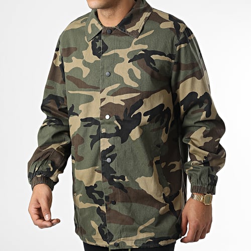Surchemise Camouflage Vert Kaki