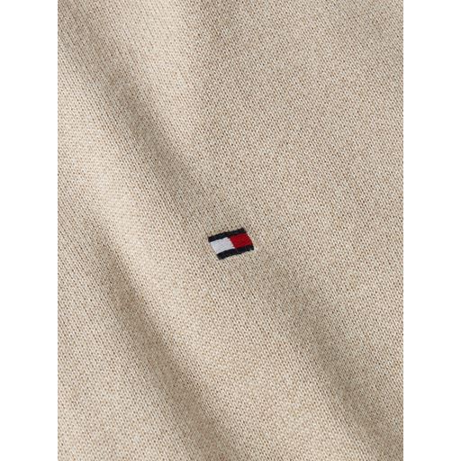 Tommy Hilfiger Mouline Striktrøje, Beige Mouline, XL