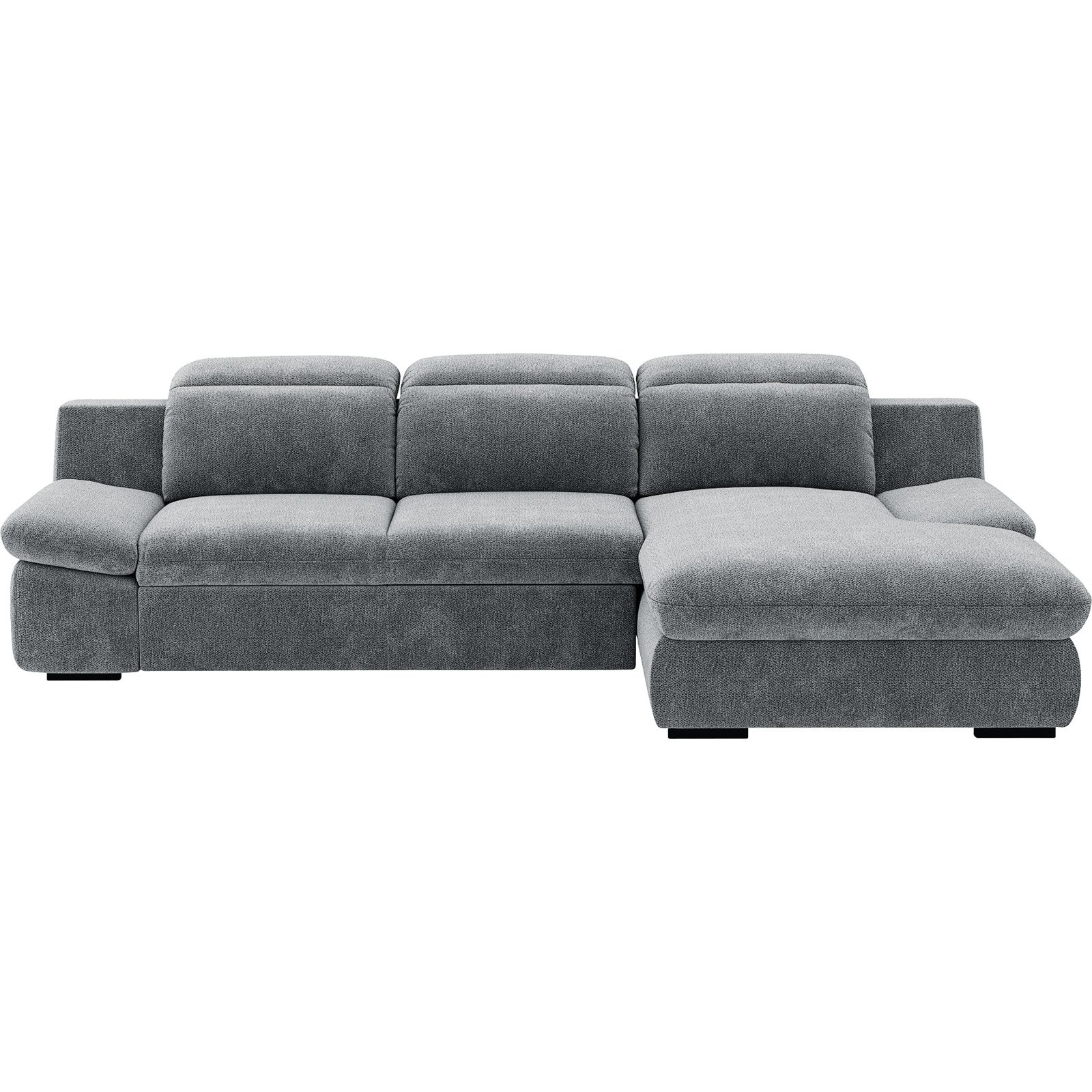 Ecksofa Lorena Stoff, Recamière rechts