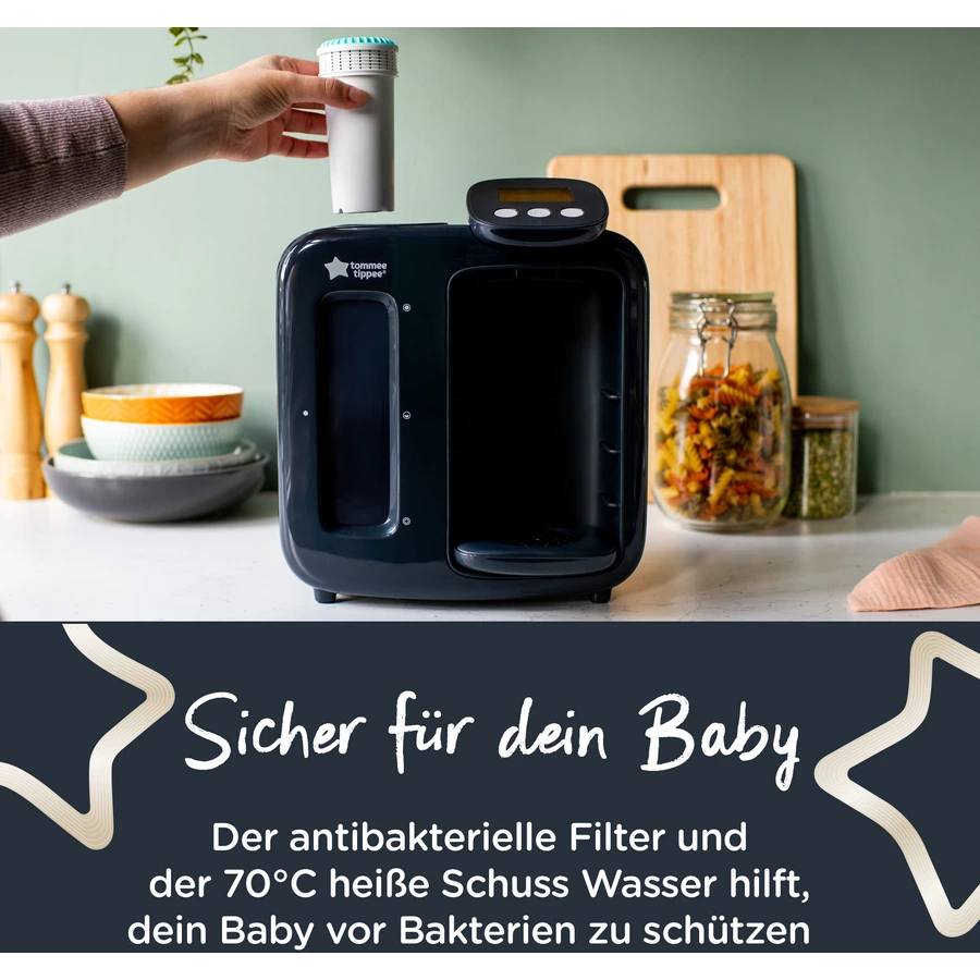 Tommee Tippee Fläschchenzubereiter Perfect Prep Day & Night, schwarz