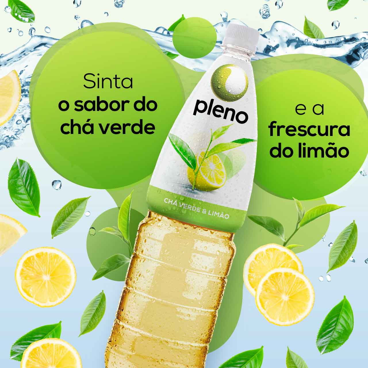 BEBIDA PLENO CHÁ VERDE E LIMÃO 1.5L