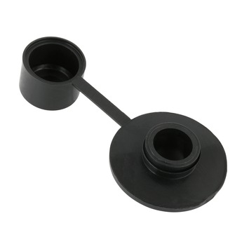 Afdekkapjes voor golfplaatbouten 7 mm zwart 70 stuks