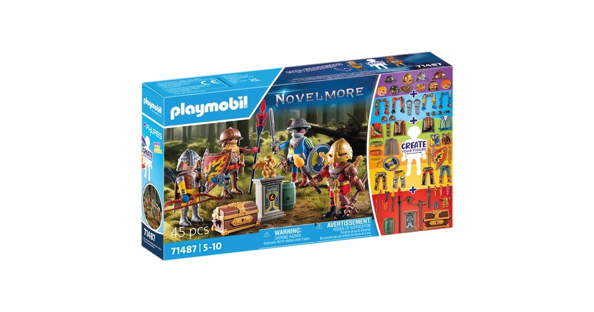 PLAYMOBILNovelmore - My Figures Ridders van Novelmore Constructiespeelgoed  (71487)