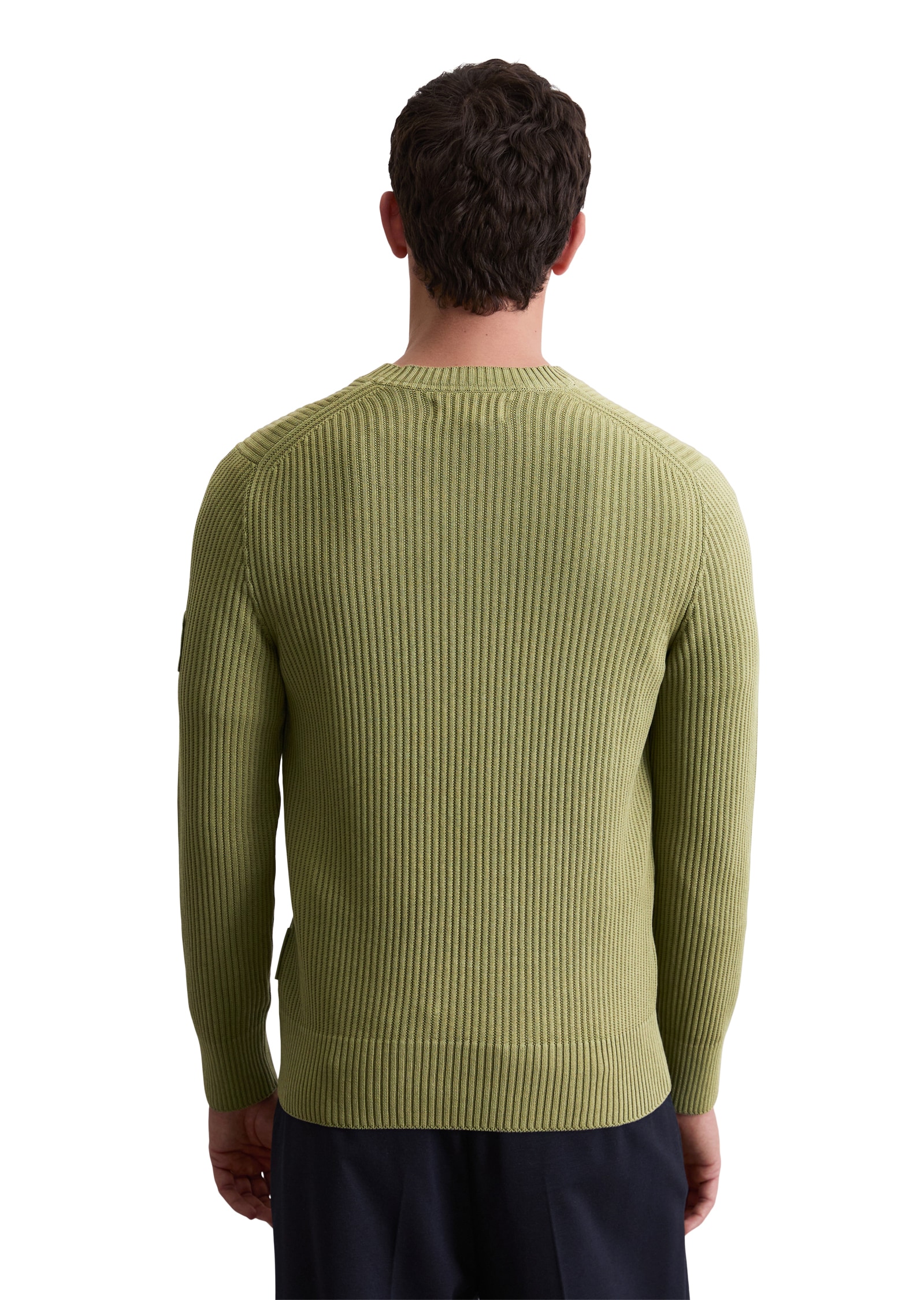 Marc O'Polo Rundhalspullover »DFB Travel Collection«, aus reiner Bio-Baumwolle, regular fit