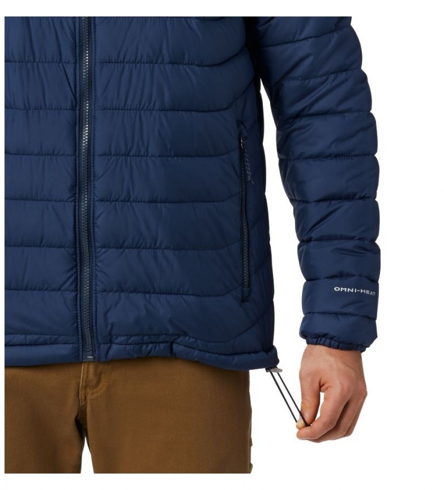 Jaqueta Columbia Powder Lite, azul-marinho / Omni-Heat /